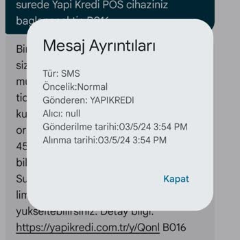 Yapı Kredi Pos Kurulum Dikkat