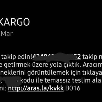 Aras Kargo Verdiğiniz Ücretin Karşılık Bulmadığı Bir Firma