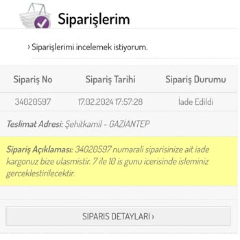 Sefamerve Ücret İadesi Yapmıyor Ve Mağdur Ediyor
