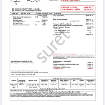 Vodafone Yanımda Uygulaması Faturaya Ek Cihaz