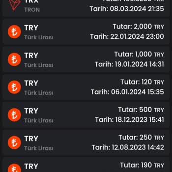 Bitay Çekim İşlemlerimi Gerçekleştirmiyor.