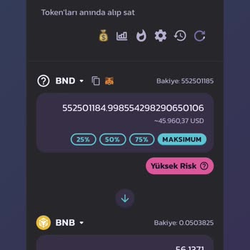 Web3 Cüzdan Üzerinden Alınan Coini Satamıyorum