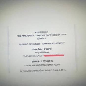 A101 Siparişim Gözükmüyor Ama Para Çekildi