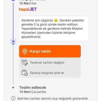Hepsiburada Jet Kargo Şikayet Geçiştirme Ve Umursamazlık