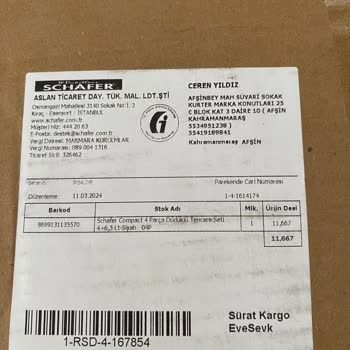 Schafer Ankara Anatolium 2 Aydır Ürün Bekliyorum