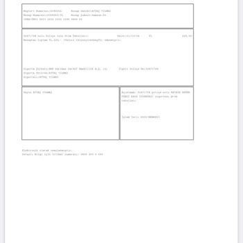 TEB Kredi İçin Düzenlenen Poliçe İptali