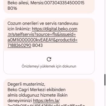 İnternetten Beko Kurutma Makinesi Arızalı Ürün Satışı