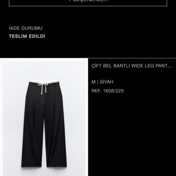 Zara Ürün İadesi Mağduriyeti!