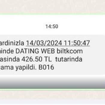 Biltk.com Para Hesabımdan Çekildi