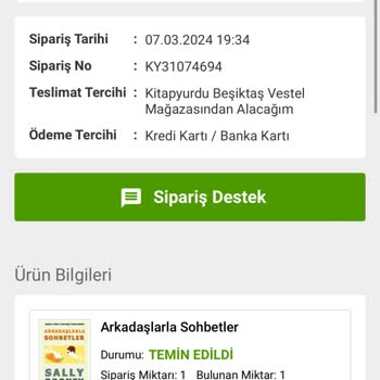 Kitapyurdu 1 Haftadır Siparişimi Kargolamadı