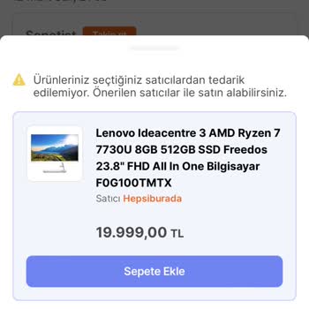 Hepsiburada.com Mağdur Etti