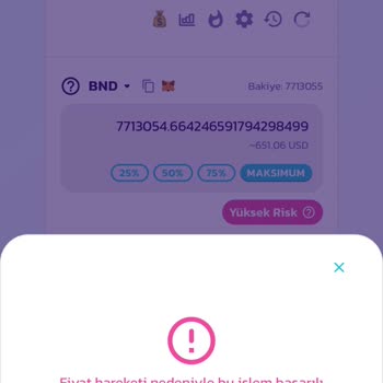 Web3 Cüzdanı Üzerinden Pancekeswap Tan Parayı Çekemedim.
