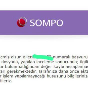 Sompo Sigorta Mağdura Yaşattığı Değer Kaybı Mağduriyeti