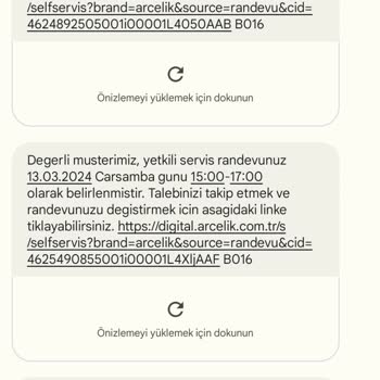 Flavel Akhisar Arçelik Yetkili Servisi Servis Kaydı İptali