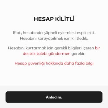 Valorant Hesabım Kilitlendi Riot Games Ve Açılmıyor