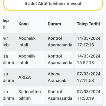 Sadenet Abonelik İptal Etme Sorunu