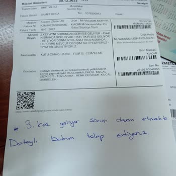 Ouno Service Yüksek Fiyata Rağmen Devam Eden Robot Süpürge Arızası