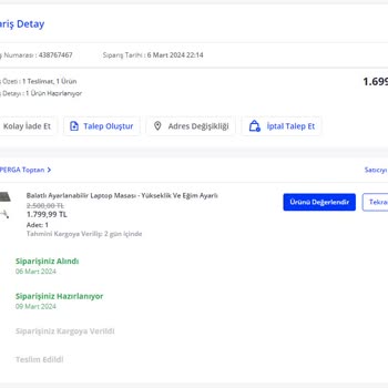Pazarama 8 Gündür Kargoya Verilmeyen Ürün Sorunsalı