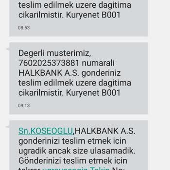 Kuryenet Kargomu Teslim Etmiyor
