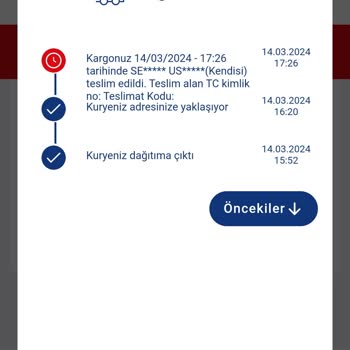 Aras Kargo Hatanın Acil Düzeltilmesini Sağlayın!