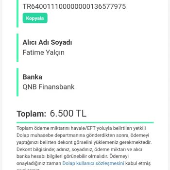 Dolap Paramın İade Edilmesini İstiyorum