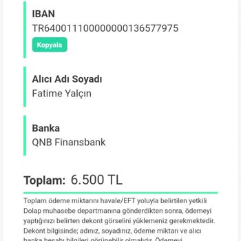 Dolap Paramın İade Edilmesini İstiyorum