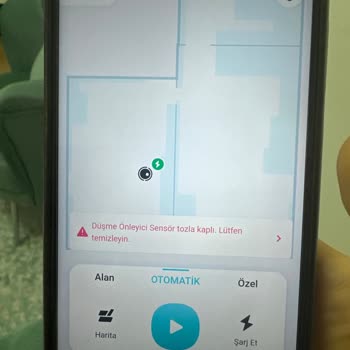 Yeedi Düşme Engelleyici Sensör Toz Kaplı Uyarısı