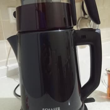 Schafer Çay Keyfi Çay Makinesi Yağlı Veya Kireçli Su Kaynatıyor