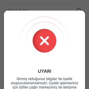 Pep Üyelik İşlemleri Başka Biri Üye Olmuş