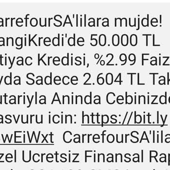 Carrefour SA Hangi Kredi İş Birliği Hata