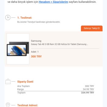 Trendyol Haksız Yere Almış Olduğum Ürünü İptal Etti.