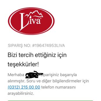 Liva Pastanesi (livapastacilik.com) Liva Pastacılık Sipariş Pişmanlığı