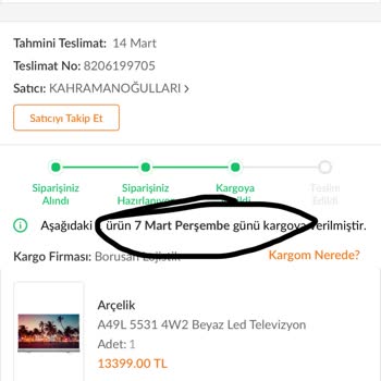 Trendyol Günlerdir Teslim Edilmeyen Ürün