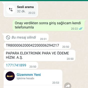 Holiganbet Canlı Destek İşi Adı Altında Papara Hesabı Açtırılıp Dolan