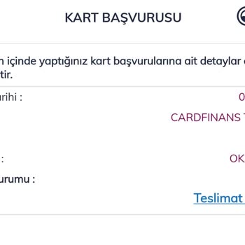 AGT Kurye (aynigunteslim.com) QNB Finansbank Kredi Kartı Teslimat Gecikmesi Ve Mağduriyeti