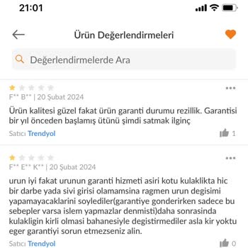 Trendyol Garantisi Bitmek Üzere Olan Airpods Satıyor