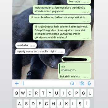 Petiffy Geri Dönüş Alamıyorum. Kargomun Durumunu Öğrenemiyorum!?