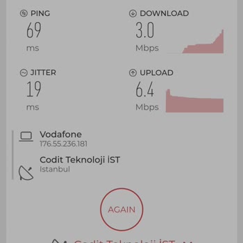 Vodafone 4.5G Çok Yavaş