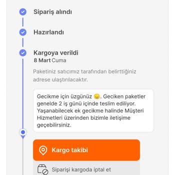 Hepsiburada Bilgim Dışında Sipariş İptali
