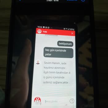 Vodafone İade Fatura Tutarımı İstiyorum