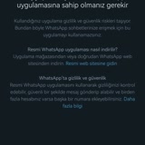 Huawei WhatsApp'ım Orijinal Değil Hatası Veriyor