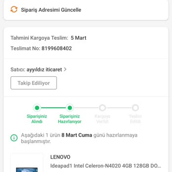 Trendyol.com Sitesi'nin Sorumsuzluğu