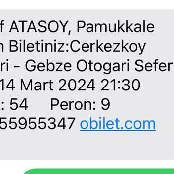 Pamukkale Turizm Aktarmasız Olarak Satın Alınan Biletin Aktarmalı Yolculuğa Dönüşmesi