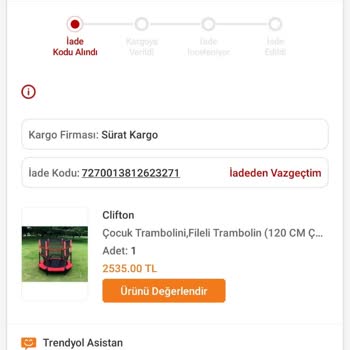 Clifton Spor'un Neredeyse Boş Malzemeyle Yolladığı Trambolin!