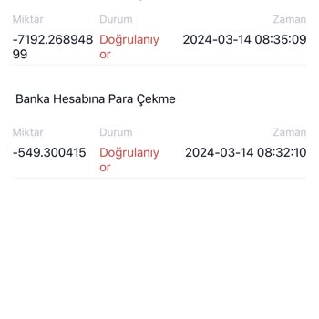 Gate.io  Paramı Hesabıma Aktarmıyor