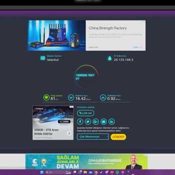 TÜRKSAT Kablo Net Hız Düşüş Problemi