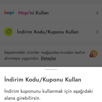 Boyner Çark Hatası Kodu Uygulamıyor