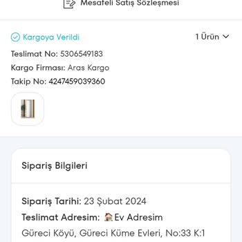 A101 Mağazacılık Ve Aras Kargo'dan Şikayetçiyim.