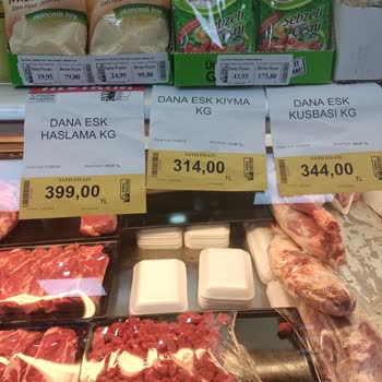 Mopaş Market Sabit Fiyatın Dışında Et Satışı