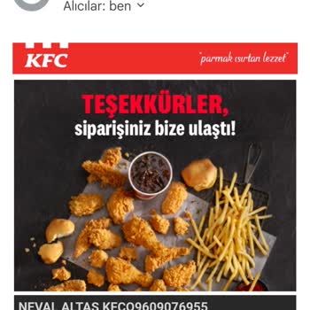 KFC Eksik Ürün Şikayeti